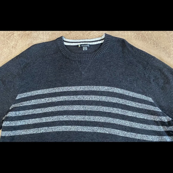 Men’s SMARTWOOL SPARWOOD CREWNECK SWEATER Gray XL - Picture 3 of 10